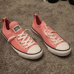 Converse All Star Pink Mesh Sneakers